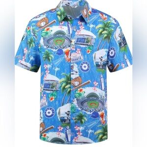 Toronto Blue Jays Tropical Print Men's Shirt